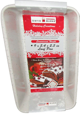 DAVID BURKE Christmas Loaf Pan ~ 9'' x 5.4'' x 2.5'' ~ Commercial weight