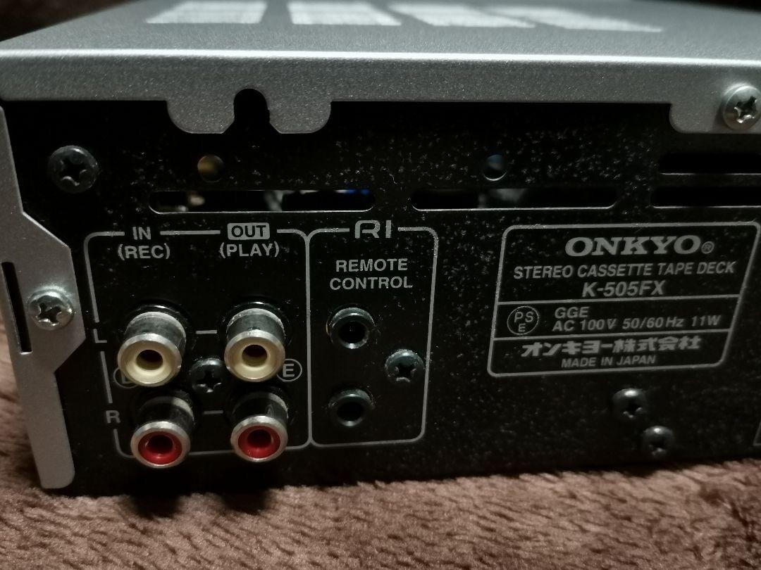 ONKYO K-505FX Stereo Casstle Tape Deck RARE Very Good | eBay