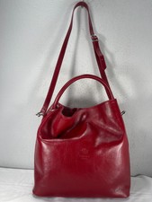 I Medici Italy -today Nwt $188.00-msrp $ 325.00- Italian Red Bucket Crossbody