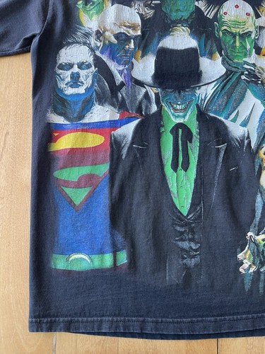 Vintage Y2K DC Comics Alex Ross Villains T-Shirt Size M Joker Legion Of Doom - Picture 7 of 22