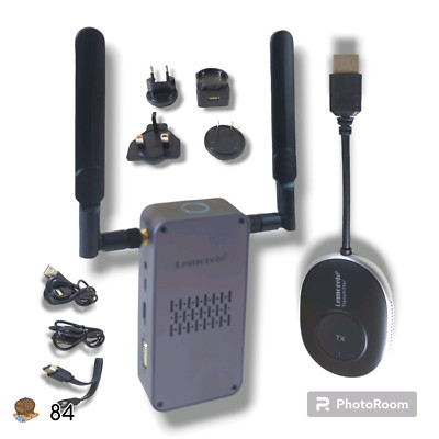 LEMORELE R18Y Wireless HDMI Transmitter and Receiver Kit 165FT/50M Full HD 1080P