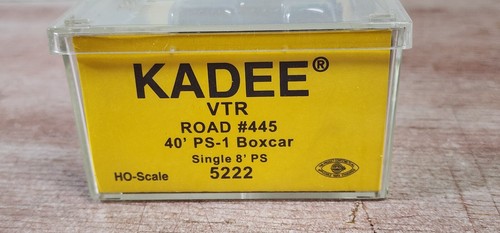 Vermont Railroad 40' PS-1 Boxcar with 8' Single Door 445 Kadee 5222 HO RTR - Picture 2 of 2