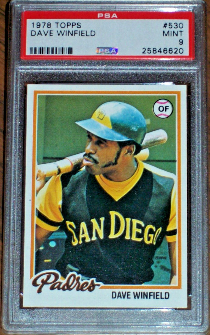 1978 Dave Winfield #530 Topps PSA 9 San Diego Padres