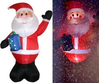 Aufblasbarer Weihnachtsmann 300Cm Led-Licht Santa Claus DauergebläSe Innen/AußEn