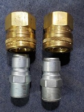 2Pc Lot Foster 75SP 75MP 3/4"NPT QD Quick Disconnect Fittings/Couplers