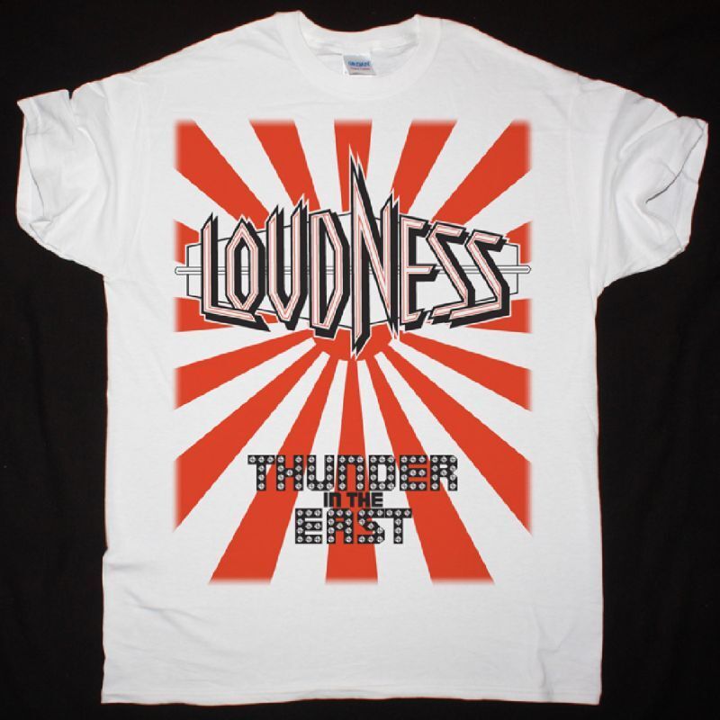 LOUDNESS THUNDER IN THE EAST 1985 NEW WHITE T-SHIRT | eBay