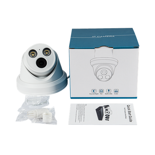 Hikvision Compatible 5MP 8MP Bulit-in Mic Full Color WDR Turret IP Camera lot - Picture 13 of 17