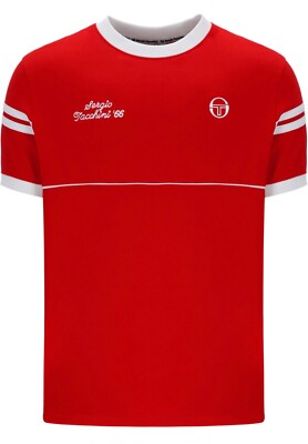 Nottm Forest - Sergio Tacchini Orion Davis Red Tennis T-Shirt - Ltd Edition