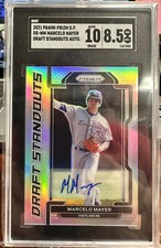 2021 Panini Prizm DP Draft Standouts Silver #DS-MM Marcelo Mayer AUTO SGC10/8.5