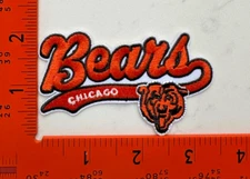 Chicago Bears Embroidered Iron-On Patch Team Badge - Free Shipping