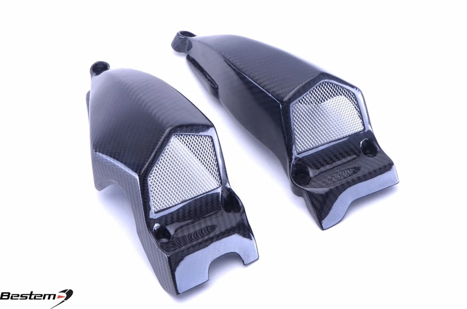 Cubiertas de admisión de aire Ducati Streetfighter 848 Ram paneles carenados fibra de carbono Foto 2 de 4