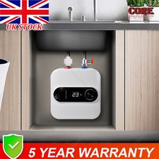 1.5KW Electric Instant Hot Water Heater Under Sink Small Water Tank Kitchen 10L