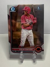 2022 Bowman Chrome Yerlin Confidan BCP-187 1st Chrome Base Prospect Reds