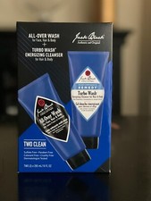 Jack Black Mens All-Over Body Hair Wash and Turbo Wash Energizing Cleanser Set