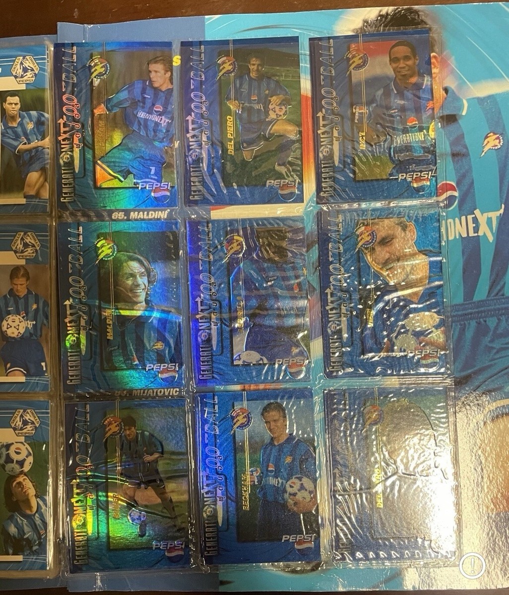 Album Cards Team PEPSI Complete 99 cards Generation Next Football