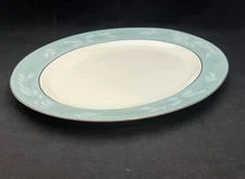 Romance by Homer Laughlin Large Oval Platter - Cavalier Turquoise