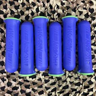 NEW HK Army (6 Pack) 150 Round HSTL Paintball Pod - Purple/Neon Green