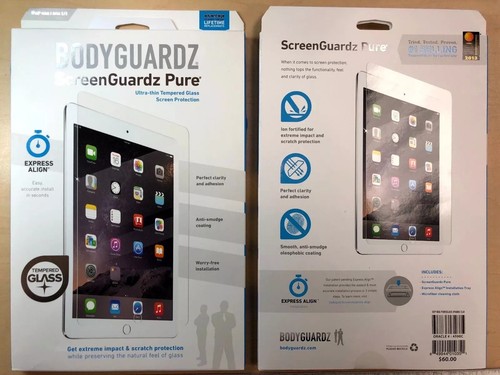 BodyGuardz ScreenGuardz Pure Tempered Glass for Apple iPad mini 1 2 3 - Picture 2 of 2