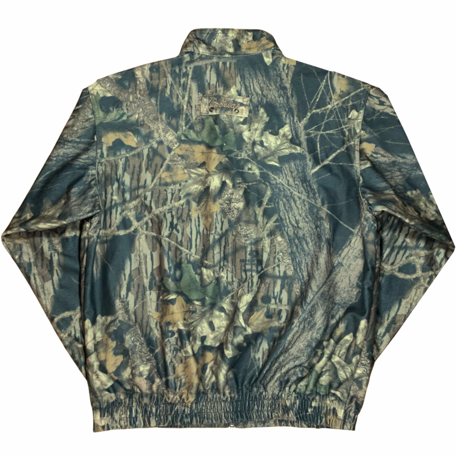Camo Hunting Jacket Cabelas VINTAGE Full Zip Lined Me… Gem