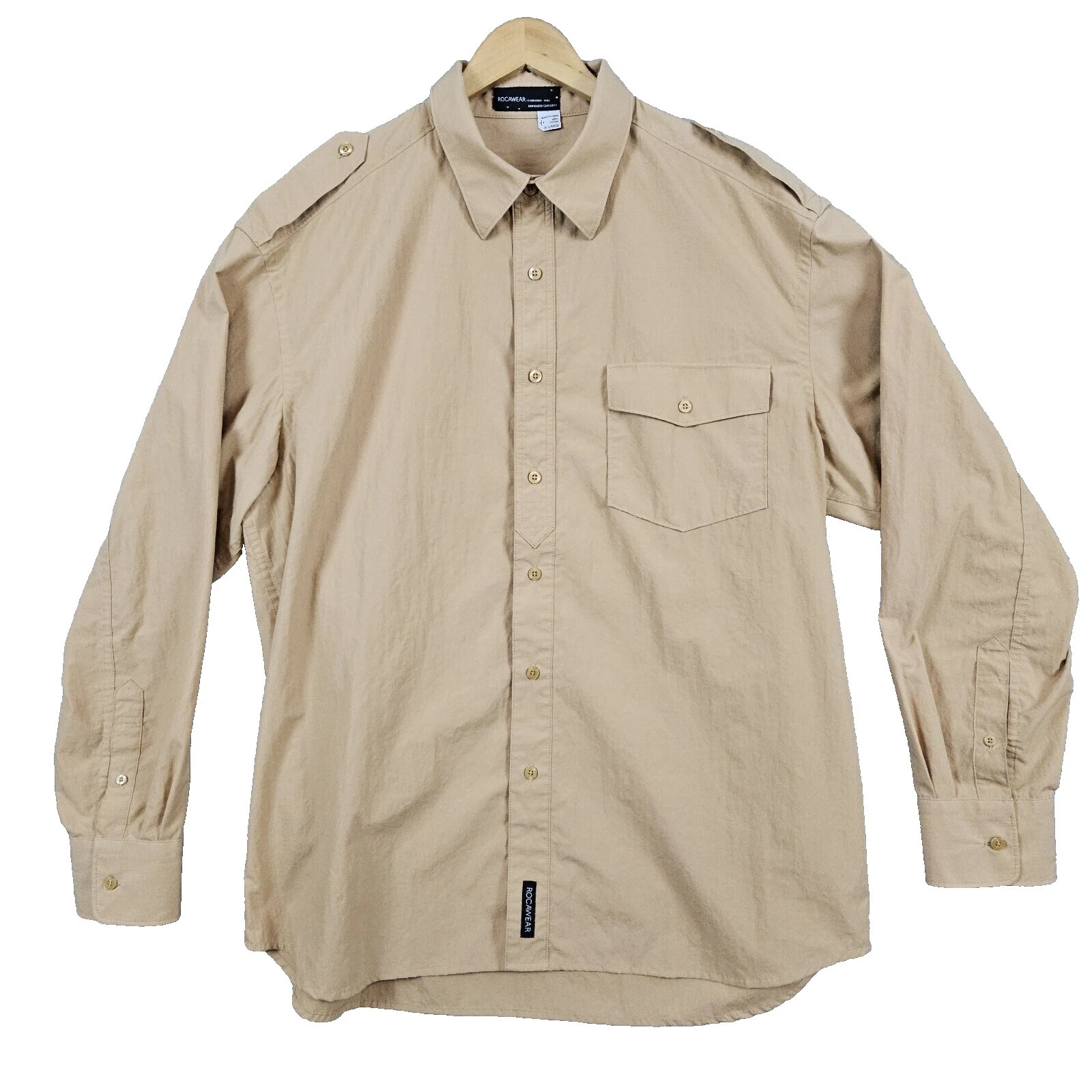 Rocawear Solid Casual Button-Down Shirts for Men