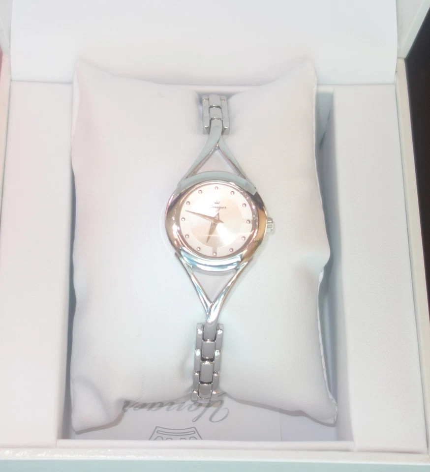 Reloj pulsera Yonger and Bresson plata IP acero esfera plateada DMC 1499/06 nuevo Foto 2 de 4