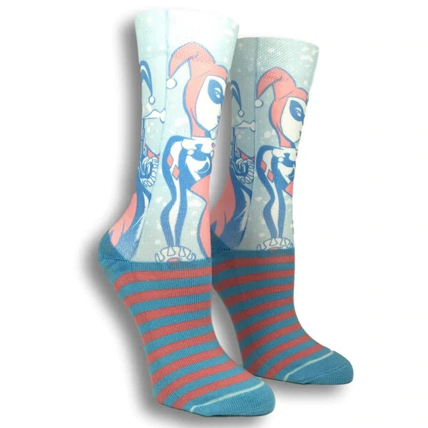 Harley Quinn Juniors' Crew Socks Womens' DC Suicide Squad Birds of Prey Joker - Image 3 of 3