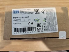 WEG Electric MPW40 series manual motor protector, rotary, 10A. Part # MPW40-3-U0