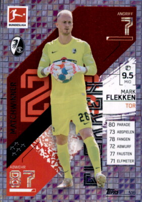Match Attax EXTRA 2021/2022  Nr.516 - Mark Flekken - Matchwinner