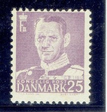 DENMARK 1955 King Frederik IX 25o MLH CV $1.00