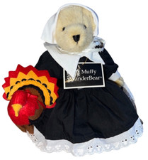 Muffy Vanderbear Doll Vanderhare Hoppy Pilgrim with Turkey Costume Outfit New