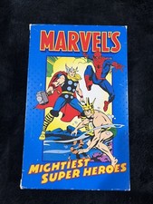 marvel's mightiest Super Hero’s VHS Tape Box Set Tested With Slip Box