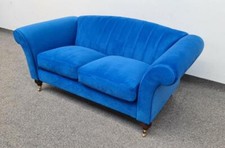 Image of SWOON Thornton Two Seater Sofa Cobalt Velvet (655)