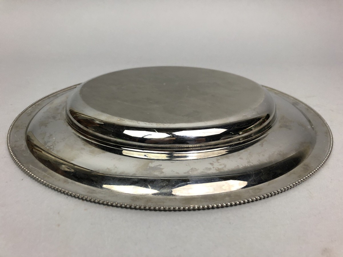 Plat rond orfèvre Bouillet et Bourdelle