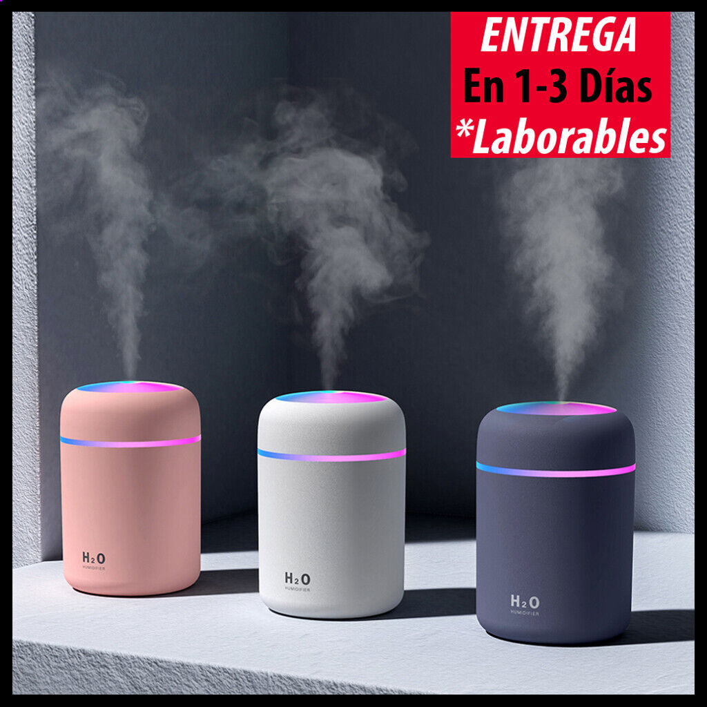 Humidificador Difusor de Aceites Esenciales Ultrasónico con Aire Aromaterapia