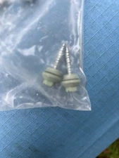 250 dome cap ZXL #10x1'' Metal to wood Roofing Screws. PATINA GREEN