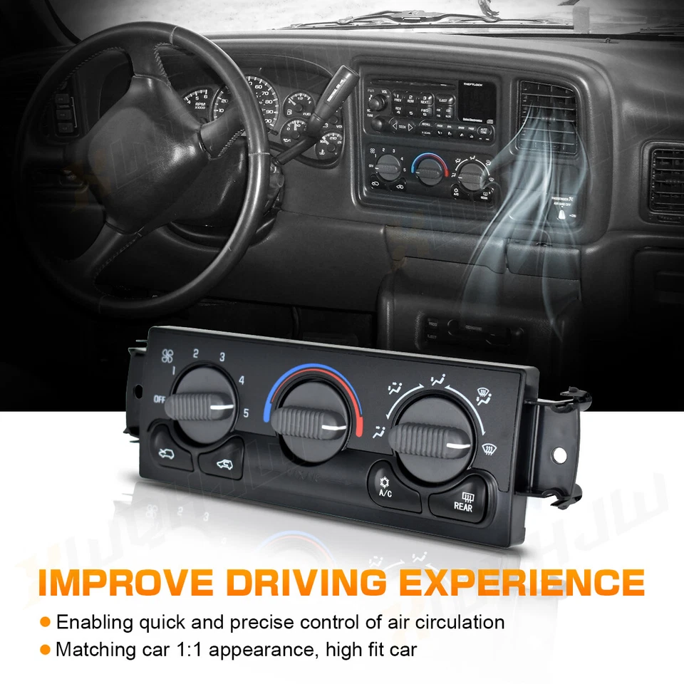 A/C Heater Control 599-218 for 1999-2002 Chevy Avalanche GMC Sierra - Image 3 of 4