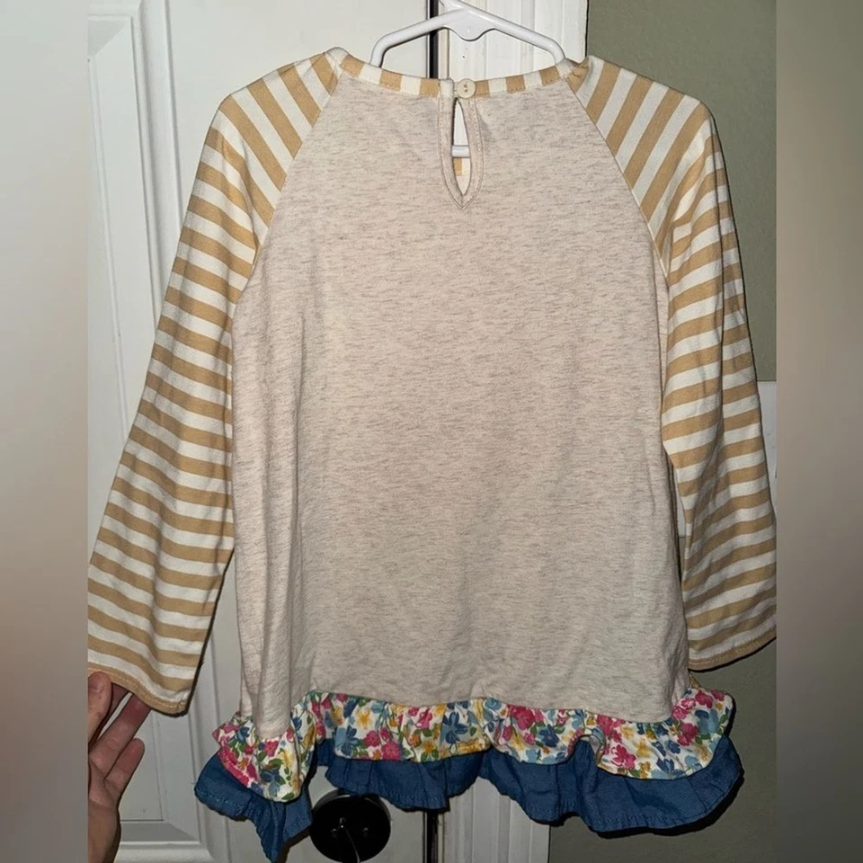 Blusa Rare Editions Vintage Feminina Manga Longa "Don't Hurry, Be Happy" Tamanho 6 Preguiça - Imagem 4 de 4