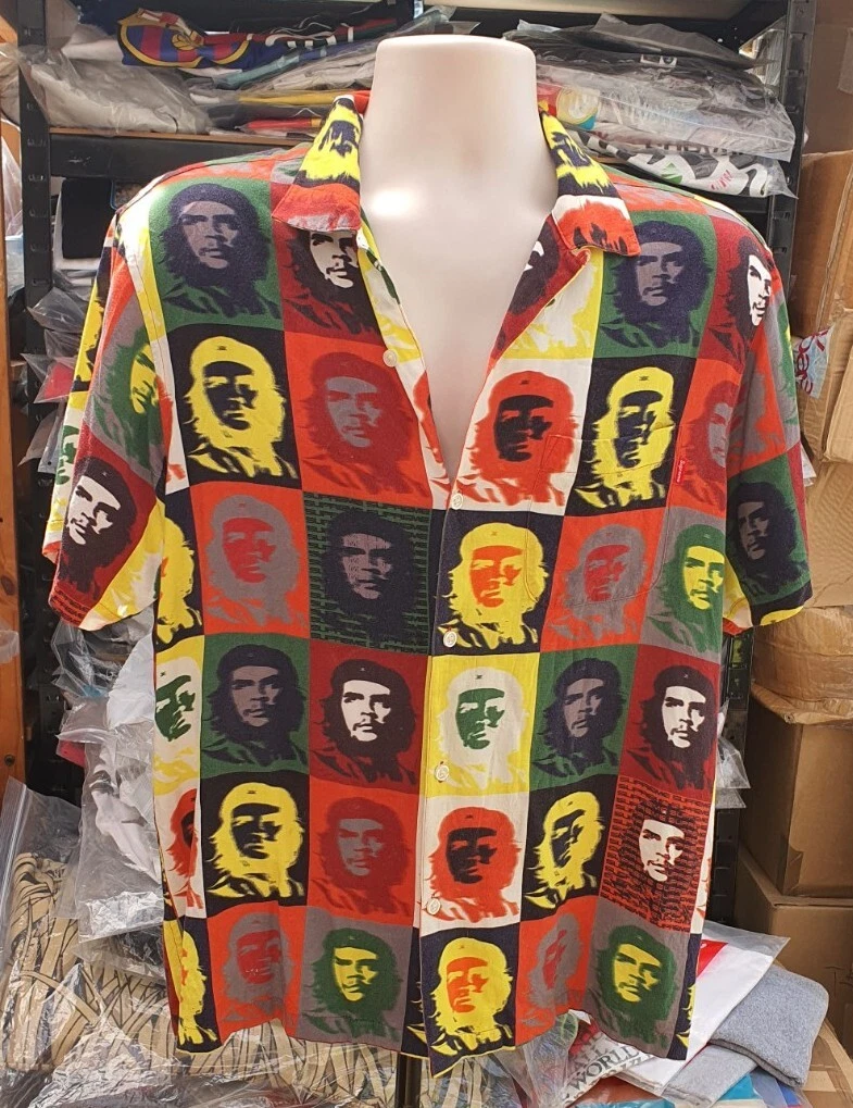 SS20 Supreme CHE Guevara rayon S/S Shirt M medium multicolored short sleeved