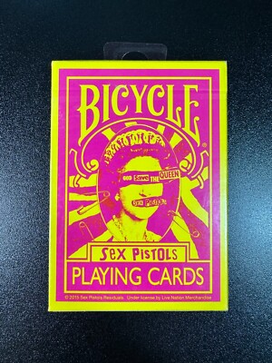 未開封 BICYCLE SEX PISTOLS playing cards A064 Bicycle Playing Cards Sex Pistols / Made in USA for
