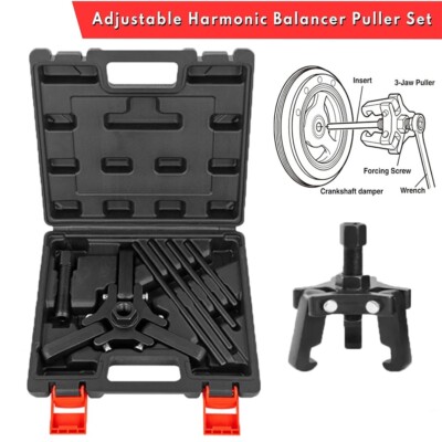 Harmonic Balancer Removal Tool Kit Puller Dampers For Jeep Ford GM
