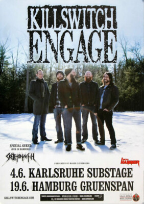 Killswitch Engage - Save Me, Karlsruhe & Hamburg 2012 | Konzertplakat | Poster