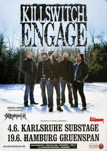 Killswitch Engage - Save Me, Karlsruhe & Hamburg 2012 | Konzertplakat | Poster-image