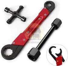 Angle Stop Wrench Kit Plumbing Tools Angle-on Wrench Plumber Wrench Removal Tool