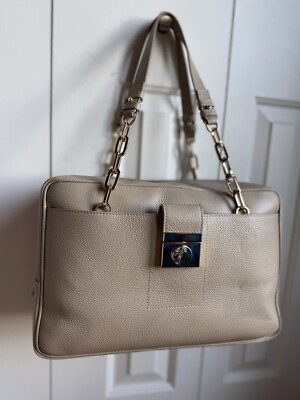 VERSACE Collection Women s Shoulder Bag Beige & Gold New w/tags