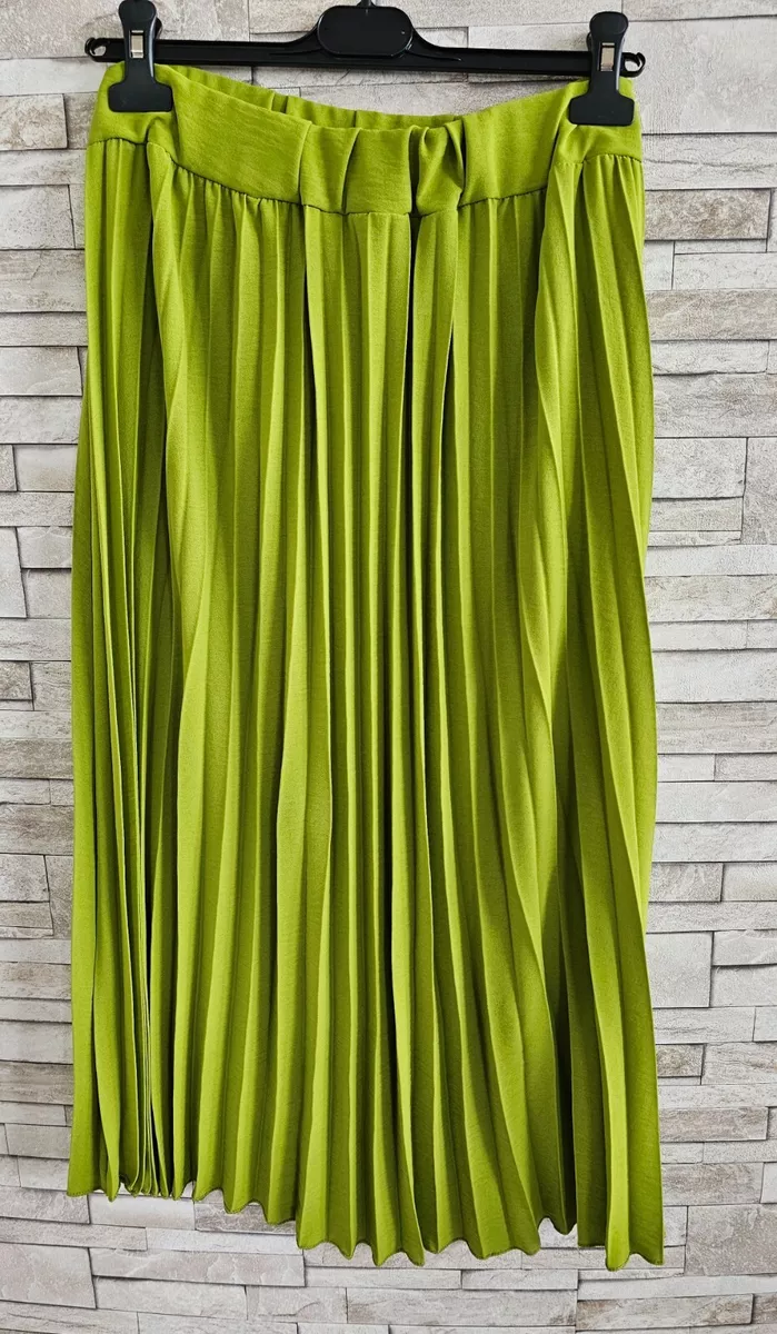 Jupe plissée top longue grande taille