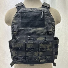London Bridge LBX-4020 Armatus II Large Modular Plate Carrier Multicam Black