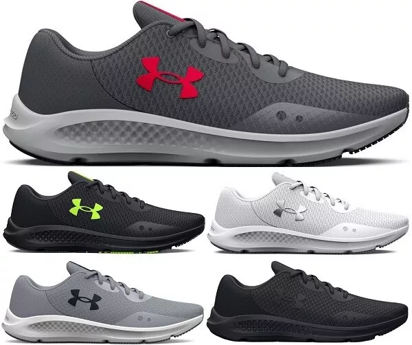 Under Armour Charged Pursuit 3 Running Training Trainers Athletic Shoes Mens New
