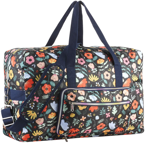 floral duffle bag weekender
