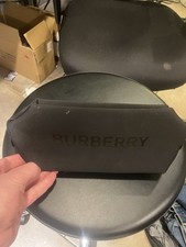 New Burberry Logo Clutch Toiletry Bag Cosmetic Pouch Travel Case  Black