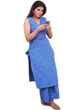 GoSriKi Women's Rayon Viscose Printed Straight Kurta with Pant